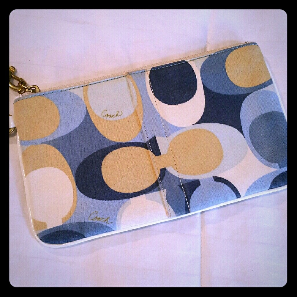 Coach Signature Wristlet